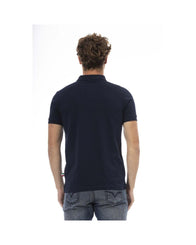Baldinini Trend Men's Blue Cotton Polo Shirt - M
