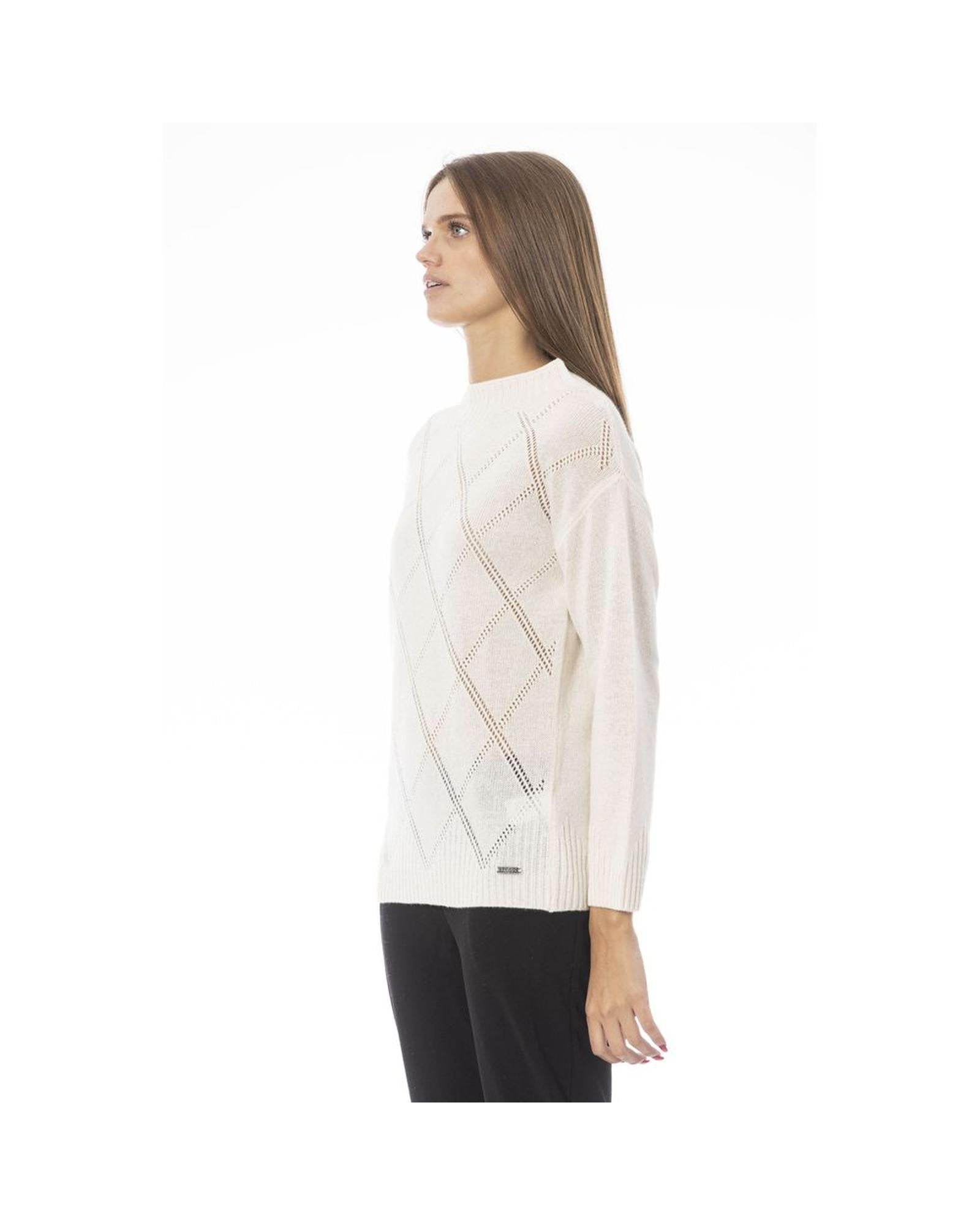 Baldinini Trend Women's Beige Wool Sweater - XS