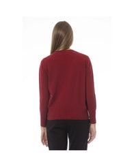 Baldinini Trend Women's Red Wool Sweater - 46 IT