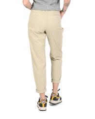 Hugo Boss Women's Cotton blend beige trousers in Beige - 38 EU