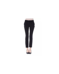 Lateral Closure Skinny Pants with Frontal Application 38 IT Women