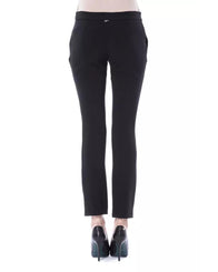 Lateral Closure Skinny Pants with Frontal Application 38 IT Women