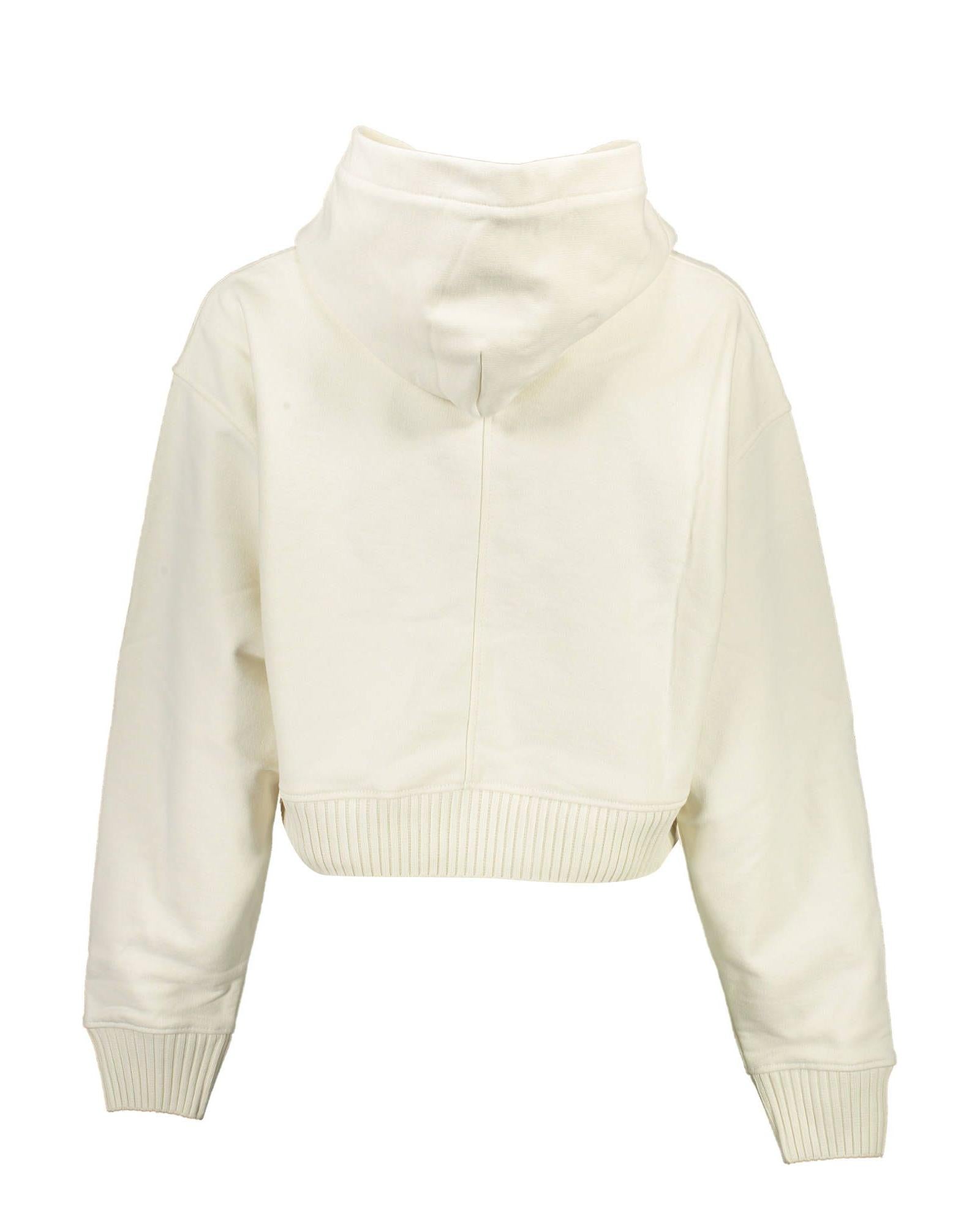 Calvin Klein Women's White Cotton Sweater - M