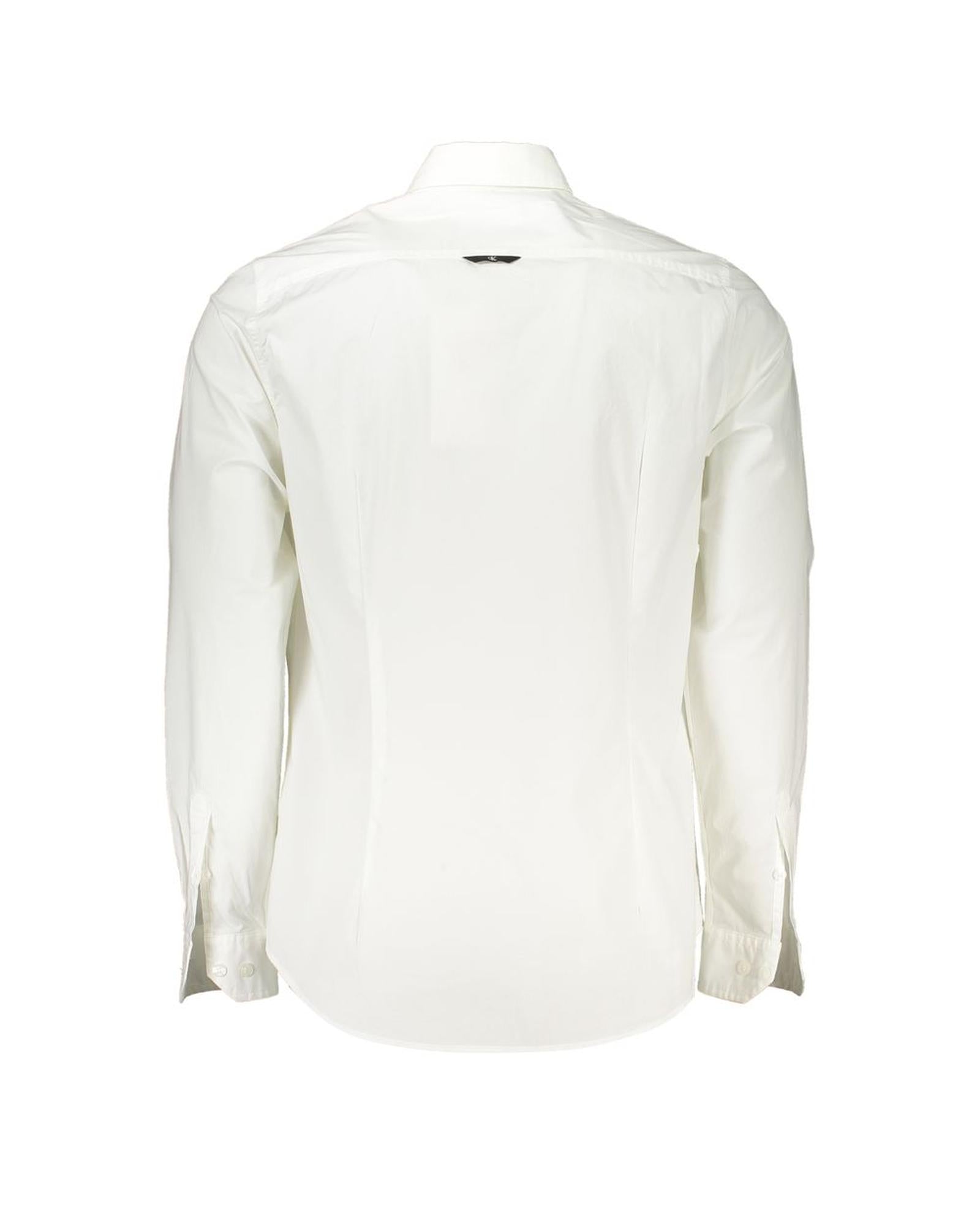 Calvin Klein Men's White Cotton Shirt - S
