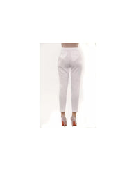 Regular Waist Trousers with Elastic Band 44 IT Women