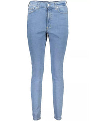 Tommy Hilfiger Women's Light Blue Cotton Jeans & Pant - W27/L30 US