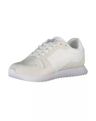 Tommy Hilfiger Men's White Polyester Sneaker - 44 EU