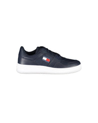 Tommy Hilfiger Men's Blue Polyester Sneaker - 40 EU