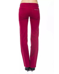 Ungaro Fever Women's Red Cotton Jeans & Pant - W28 US