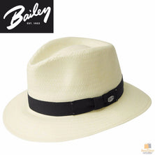 BAILEY Spencer Lite Straw Hat Summer Sun MADE IN USA Trilby Fedora 63200 - Natural - L