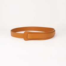 Peroz Ida Women's Tan Leather Knot Belt