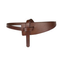 Peroz Ivy Women's Brown Leather Knot Belt