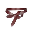 Peroz Arla Women's Brown Leather Knotted Belt