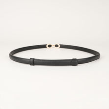 Peroz Yara Women's Black Adjustable Leather Belt
