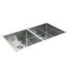 865x440mm Handmade Stainless Steel Undermount / Topmount Kitchen Sink with Waste