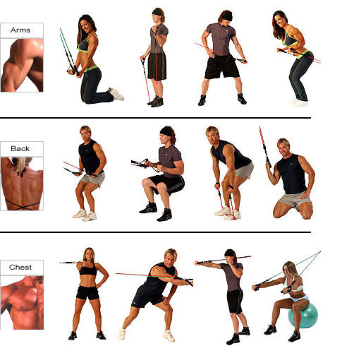 rockport 9 piece resistance bands set