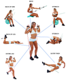 rockport 9 piece resistance bands set