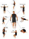 rockport 9 piece resistance bands set