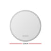 Embellir Bluetooth LED Wall Mirror With Light 50CM Bathroom Decor Round Mirrors