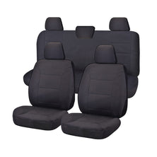 Seat Covers for TOYOTA HILUX TGN121R SERIES 03/2016 - ON DUAL CAB UTILITY FR CHARCOAL CHALLENGER