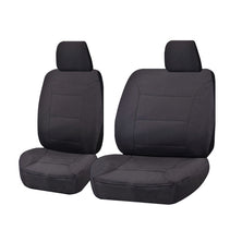 Seat Covers for NISSAN PATROL Y61 GQ-GU SERIES 1999 - 2016 SINGLE CAB CHASSIS FRONT BUCKET + _ BENCH CHARCOAL CHALLENGER