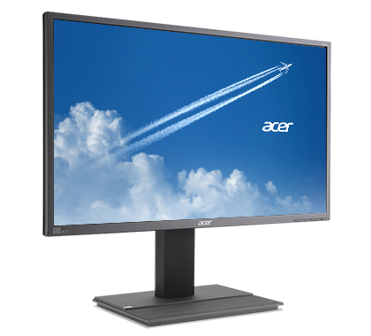 ACER B326HKD 32 inch Monitor 3840 x 2160 - Widescreen IPS display - Integrated speakers - Adjustable display angle - Dark Gray - DVI, HDMI, USB, DisplayPort