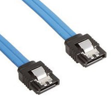 ASTROTEK SATA 3.0 Data Cable 30cm Male to Male Straight 180 to 180 Degree with Metal Lock 26AWG Blue CB8W-FC-5080