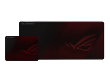ASUS ROG SCABBARD II Gaming Mouse Pad, Medium 360x260mm + Extended 900x400mm Size, Water/Oil/Dust Respellent, Anti-Fray, Soft Cloth With Rubber Base