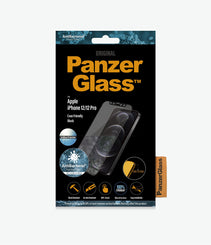 PANZER GLASS iPhone 12/12 Pro - Black - Anti-glare (2720) - Screen Protector - Full Frame Coverage, Rounded Edges