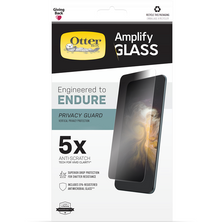 OTTERBOX Apple iPhone 13 and iPhone 13 Pro Amplify Glass Privacy Screen - Clear (77-85964), Shatter-Resistant Drop Protection, 100% Case Compatibility