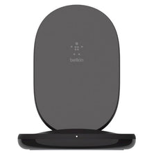 BELKIN 15W Wireless Charging Stand With 24W QC 3.0 Wall Charger Black- Qi-Certified , Not compatible with iPhone 12 mini
