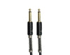 Precision Audio 5 Pack 1/4" To 1/4" 6.35mm Deluxe Coil Studio Guitar Lead Straight to Straight GLEADC10 10m