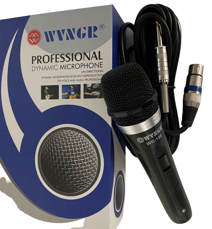Wired Microphone 5m Lead XLR to 1/4