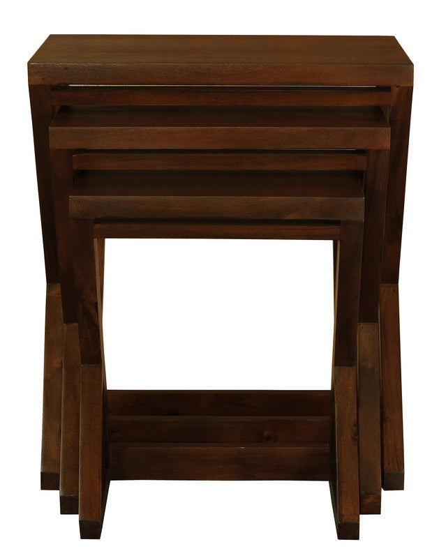 Z Style Nest of Table (Mahogany)