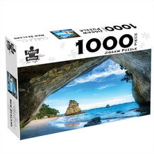 Cathedral Cove New Zealand 1000 Piece Jigsaw Puzzle