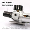 X-BULL Air Compressor Oil Moisture Water Filter Regulator Separator Mount fitting