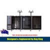Kegerator - KegMaster Super Deluxe - Three Door