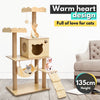 Cat Tree (120cm / 135cm Wood) - PT-CT-132-RN / PT-CT-132-MM