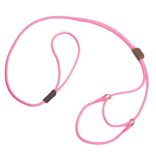 Mendota Martingale Dog Show Leash - Small 8-14 (20cm-36cm) - Made in the USA - Hot Pink