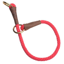 Mendota Products Dog Command Rope Slip Collar 22in (56cm) - Made in the USA - Red