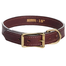 Mendota Leather Wide width Dog Collar  1