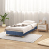 Metal Bed Frame Mattress Foundation Blue Queen