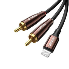UGREEN 40904 RCA Cable MFi Certified 8-pin for iPhone to RCA Cable