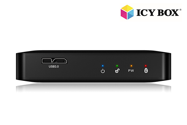 ICY BOX USB 3.0 Keypad encrypted enclosure for 2.5
