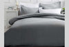 Luxton Queen Size Slate Color Quilt Cover Set (3PCS)