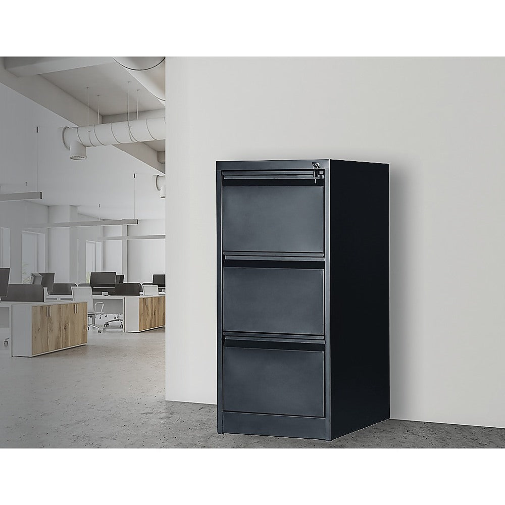 3-Drawer Shelf Office Gym Filing Storage Locker Cabinet