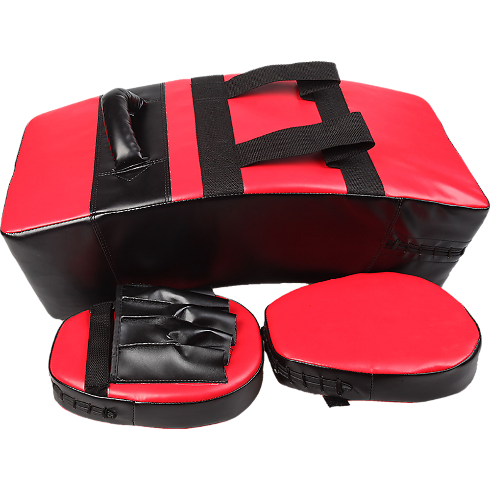 Kicking Boxing Sparring Shield & Punching Pad Mitts Combo
