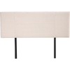 Linen Fabric Double Bed Headboard Bedhead - Beige