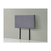 Linen Fabric Single Bed Headboard Bedhead - Grey