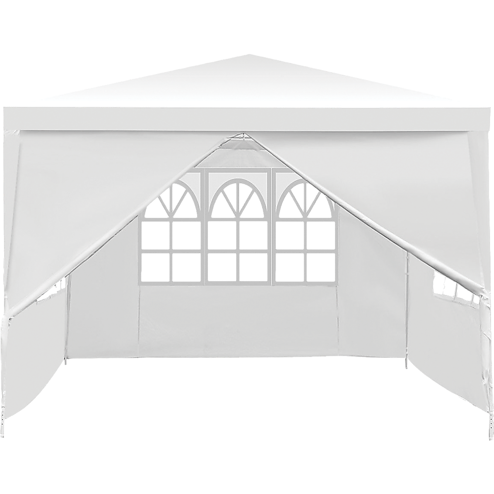 3x3m Gazebo Outdoor Marquee Tent Canopy White